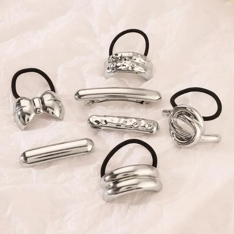 High-Quality Thick U-Shaped Metal Hair Band for Women