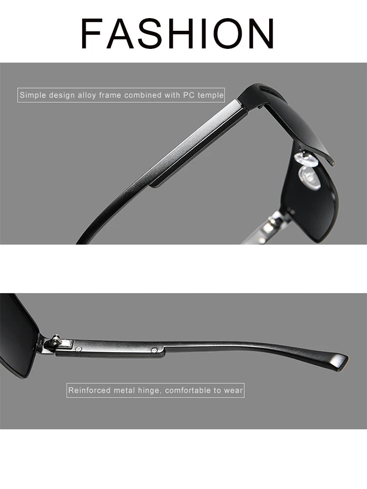 Photochromic Polarized Sunglasses for Men