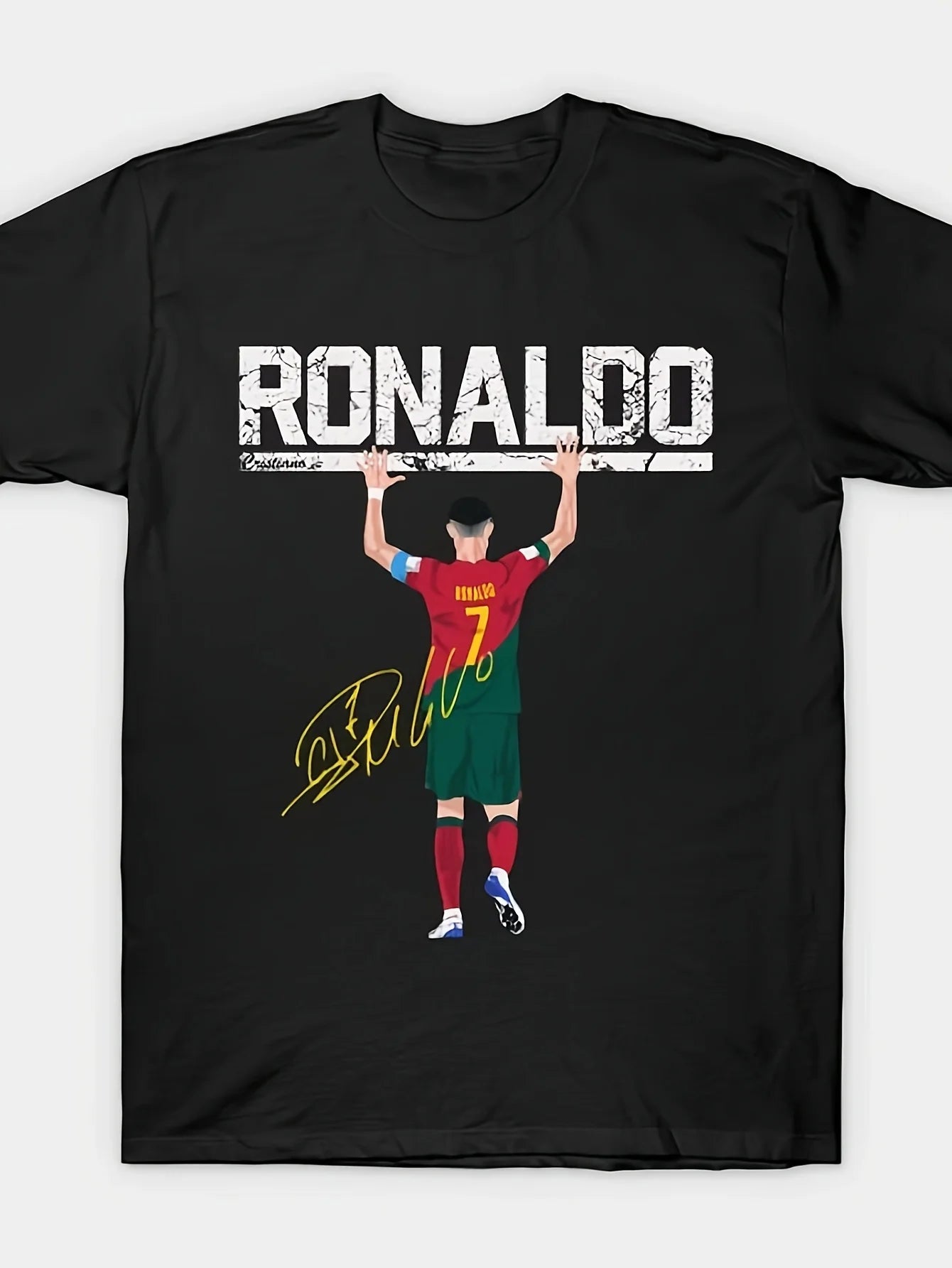 Ronaldo Portugal Jersey T-Shirt – 100% Cotton