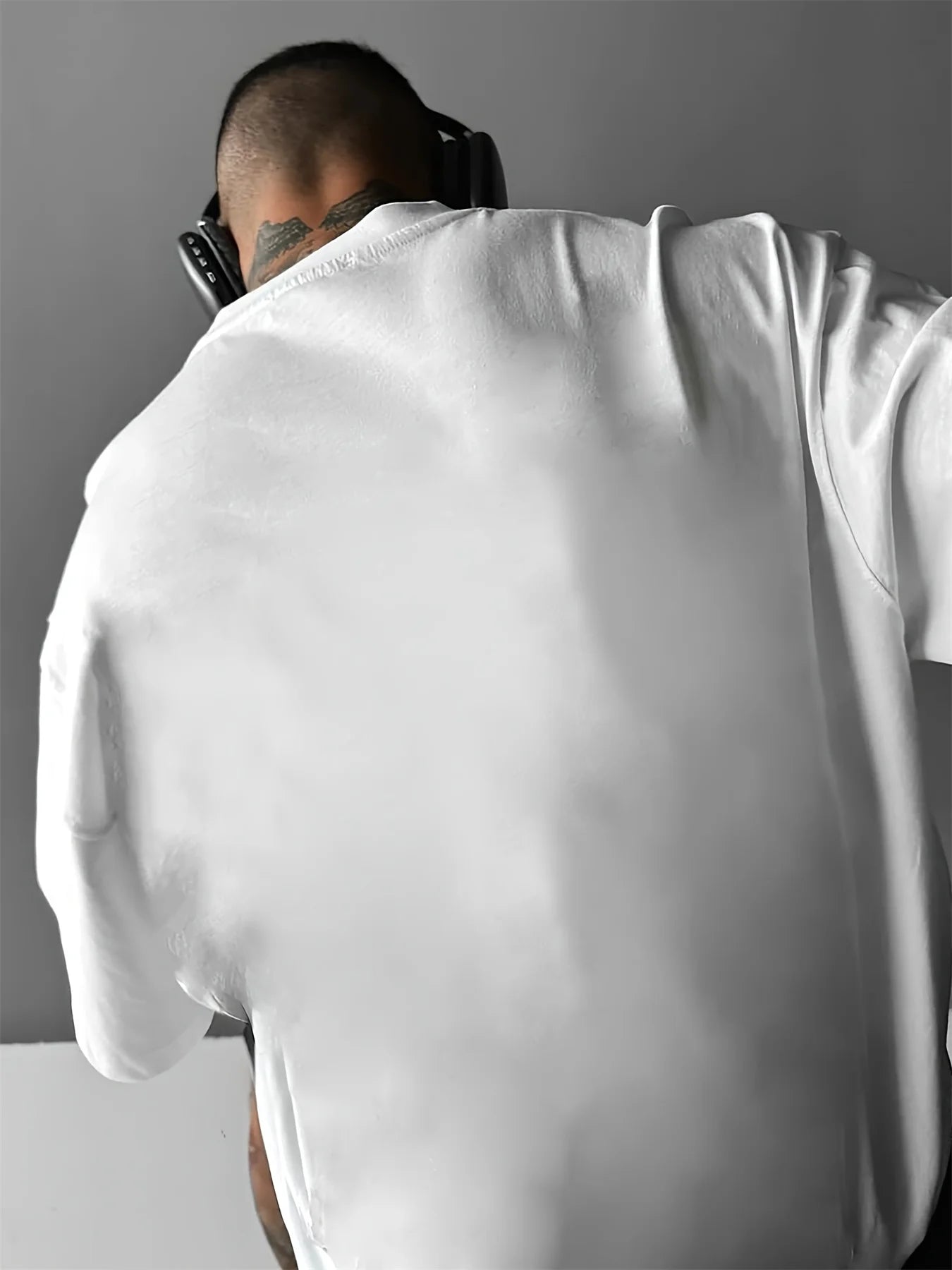 Men’s Cotton Letter Print Casual T-Shirt