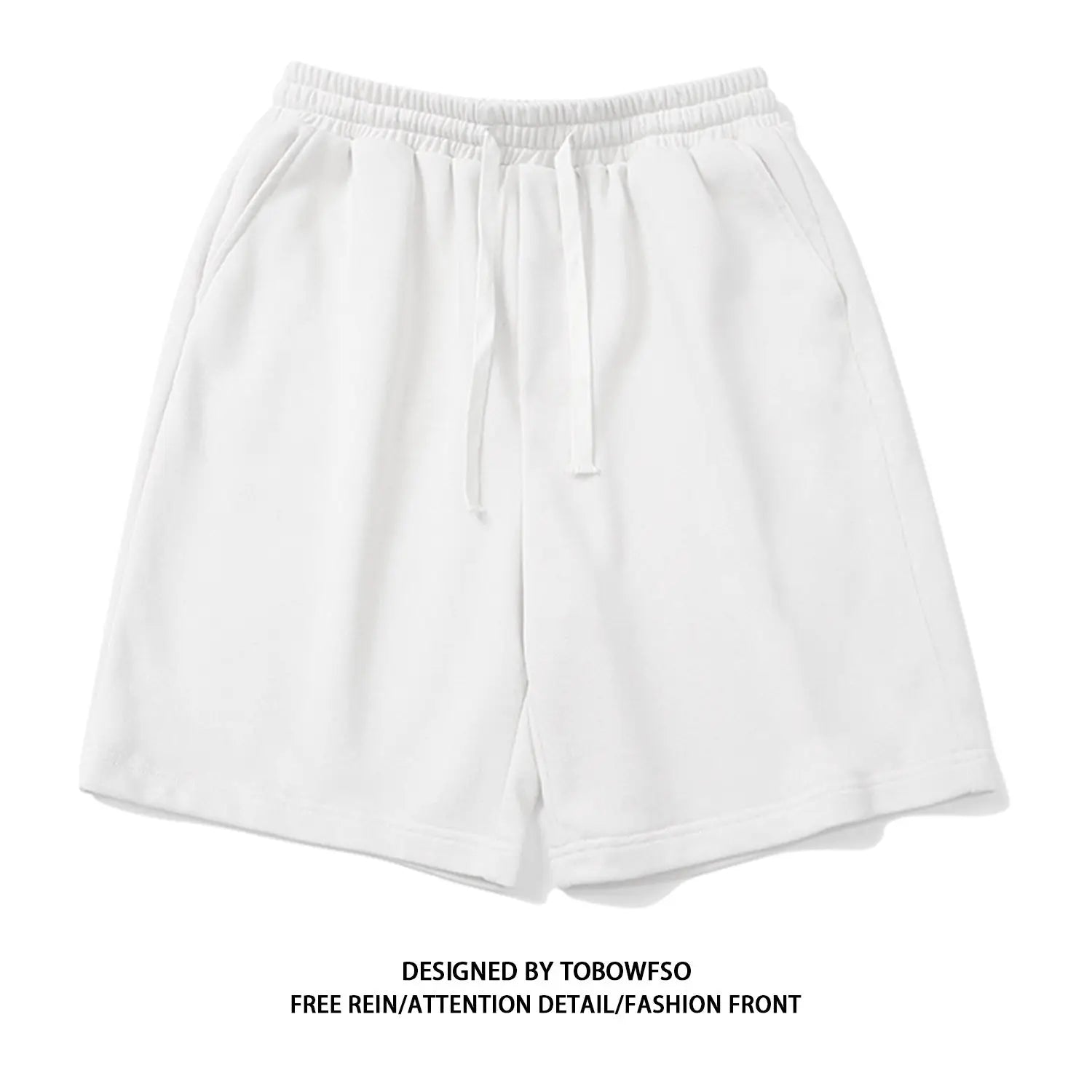 100% Cotton Simple High Street Shorts Men&