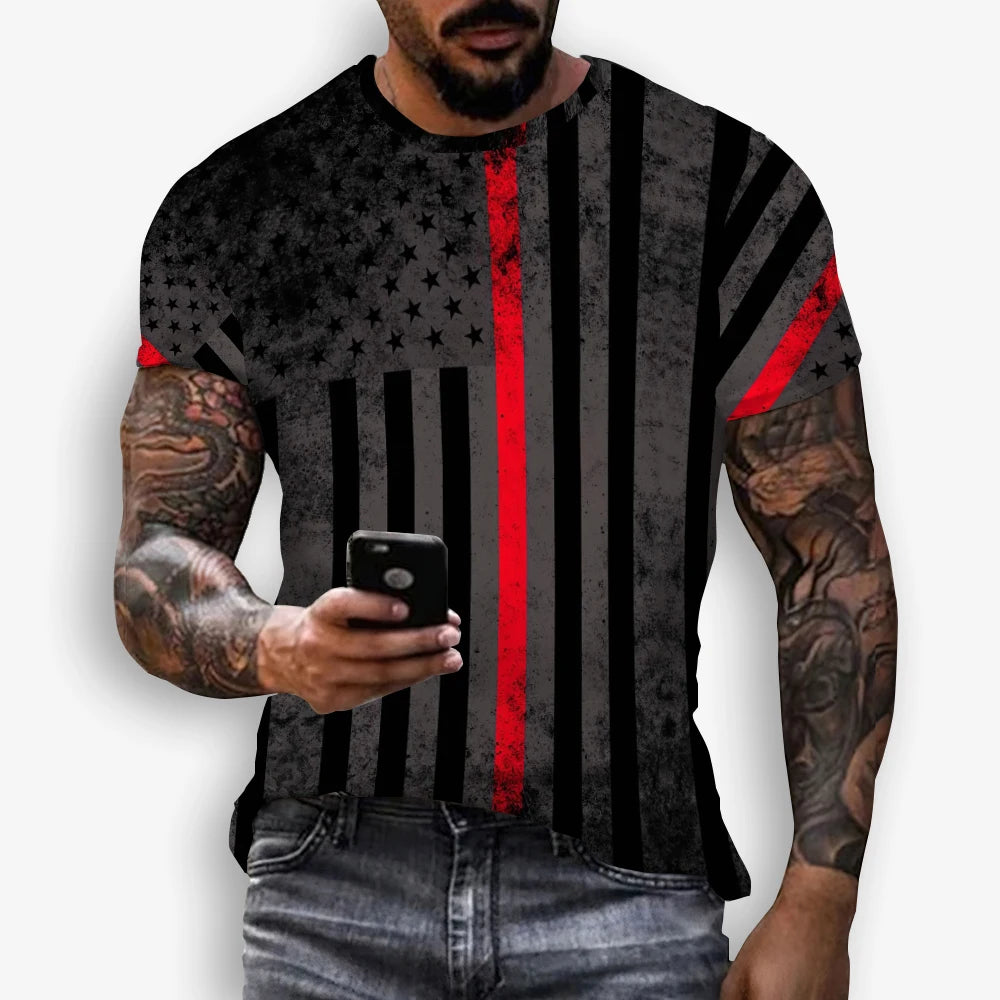 Unisex Graffiti 3D Print T-Shirt