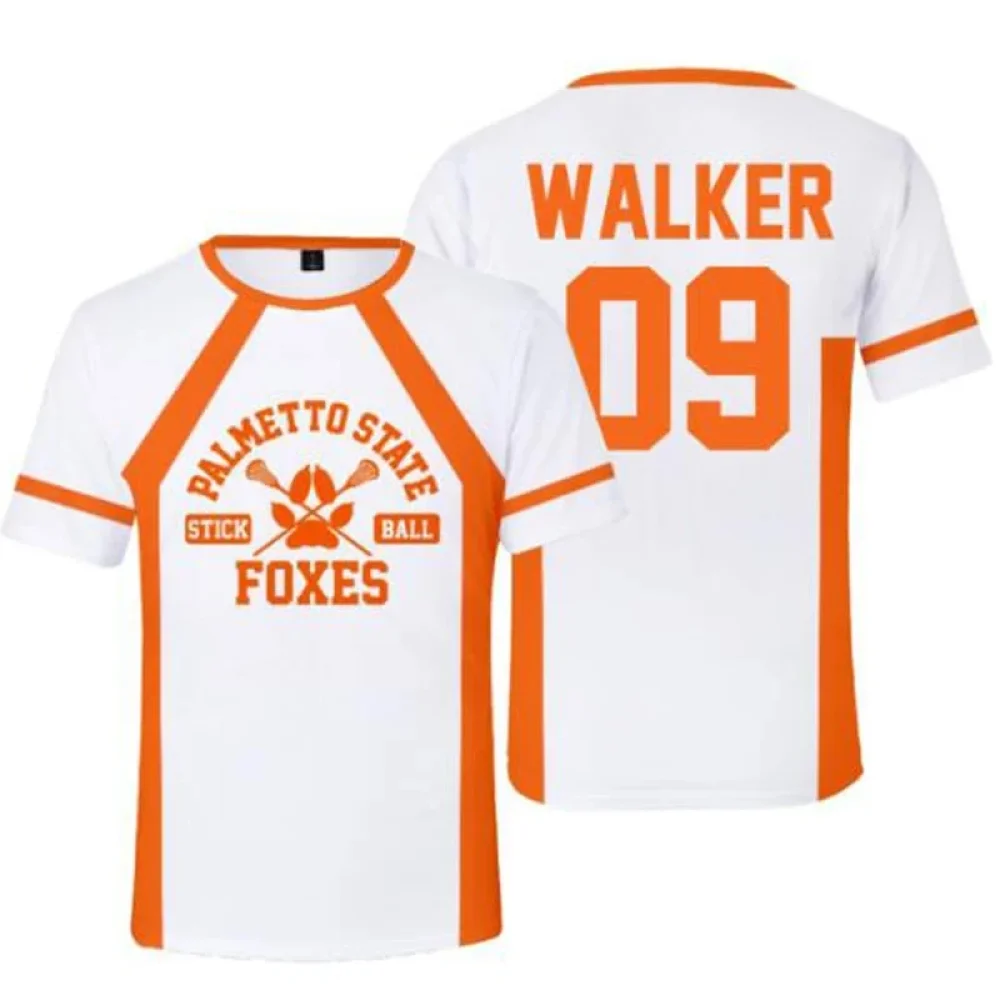 Foxes Ice Hockey Jersey Cosplay T-Shirt | Wilds Minyard 3D Print Short Sleeve Tee