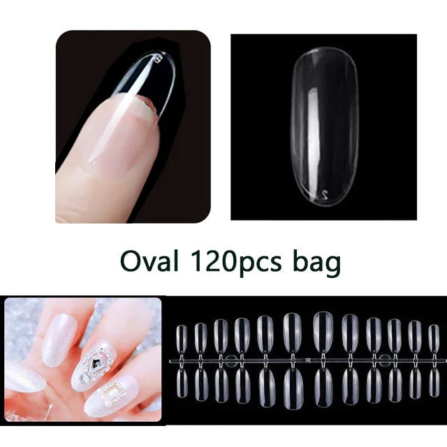 120pcs Matte Press On Nail Tips