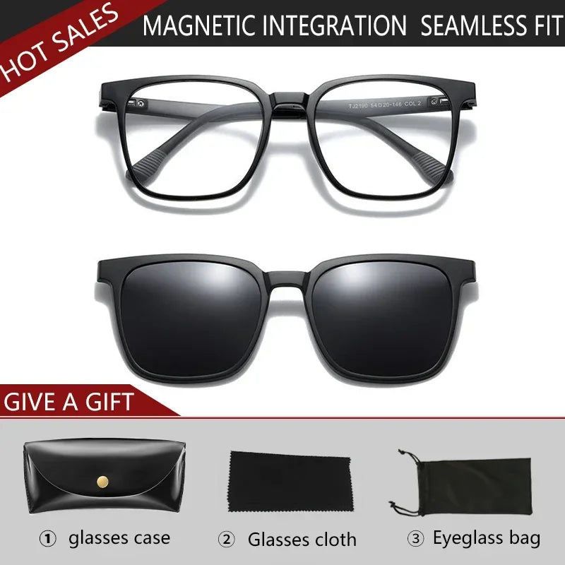 VICKY NEW IN Magnetic Clip-On Optical Myopia Glasses