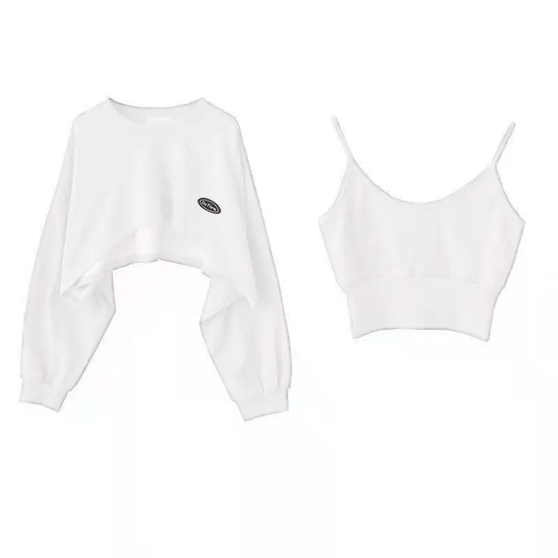 New Women Solid Color O-neck Long Sleeve Hoodie Sweatshirt Fashion Ladies Streetwear Slouch Pullover Jumper Tops