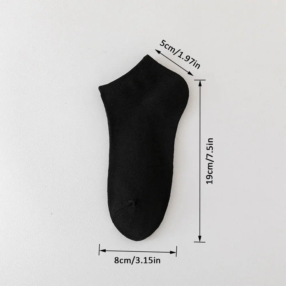 Unisex 40/20/10 Pairs of Solid Color Socks