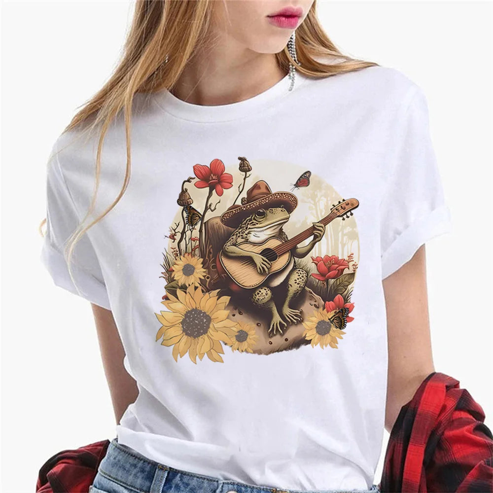 Goblincore t shirt women graphic designer t-shirts girl harajuku clothes