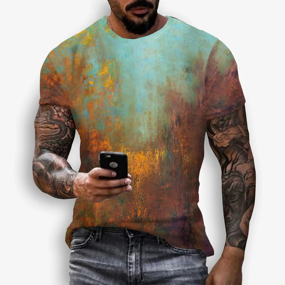 Unisex Graffiti 3D Print T-Shirt