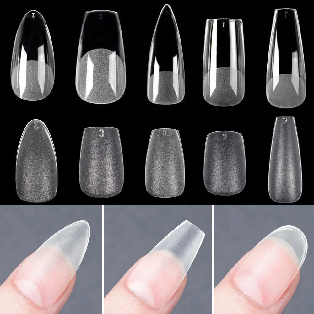 120pcs Matte Press On Nail Tips