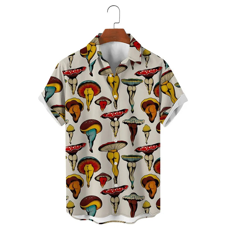 Men’s Cool Hentai Graphic Shirt – Short Sleeve