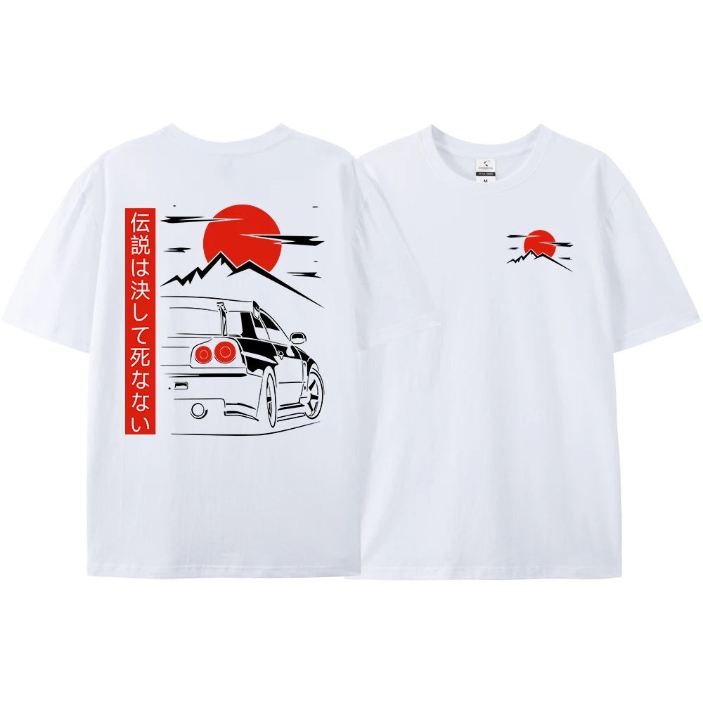 Japanese Style Car JDM Culture GTR Racing T-Shirt