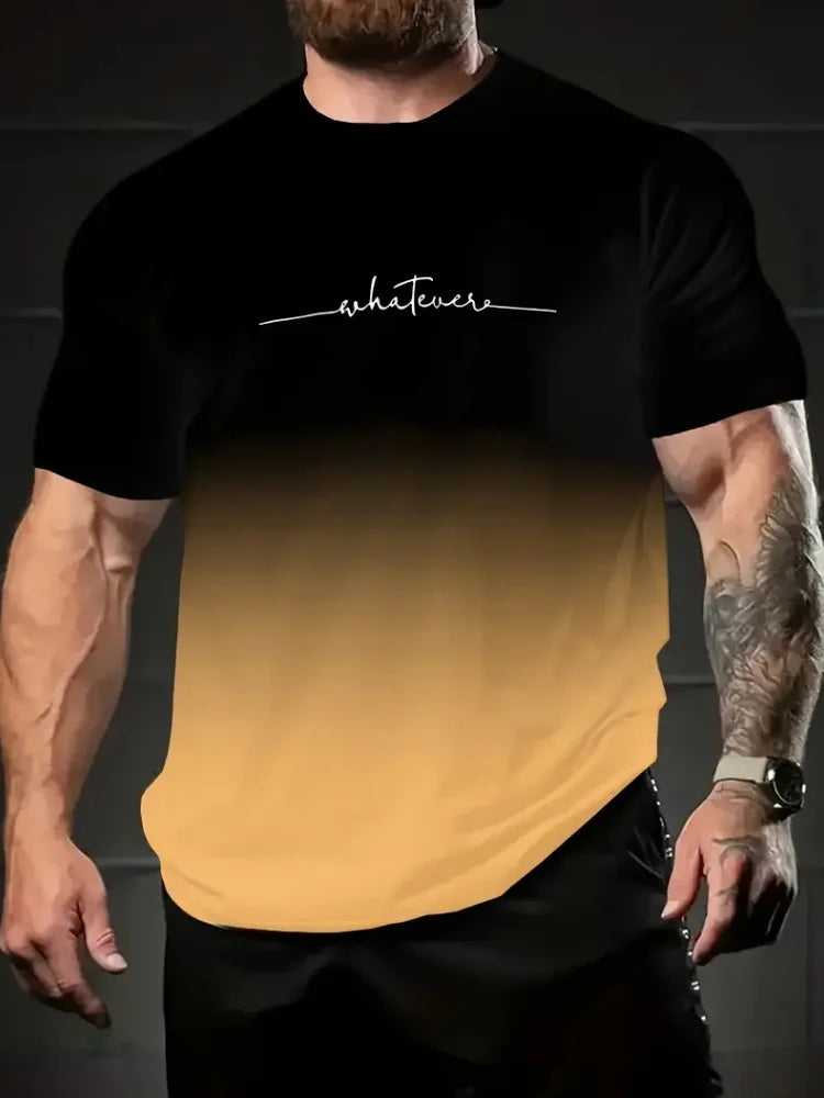 Simple Printed Oversized Men’s T-Shirt – Casual Summer Top