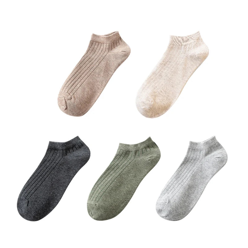 Women’s Solid Casual Cotton Ankle Socks - Amazing G