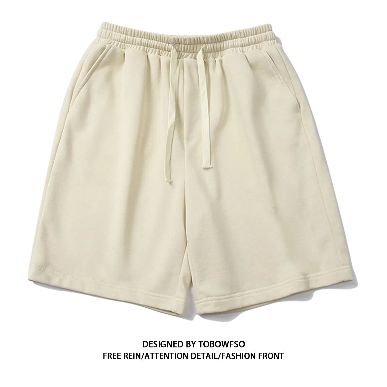 100% Cotton Simple High Street Shorts Men&