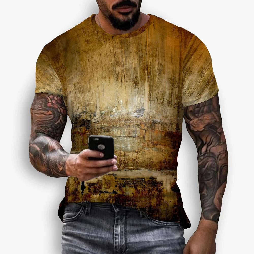 Unisex Graffiti 3D Print T-Shirt