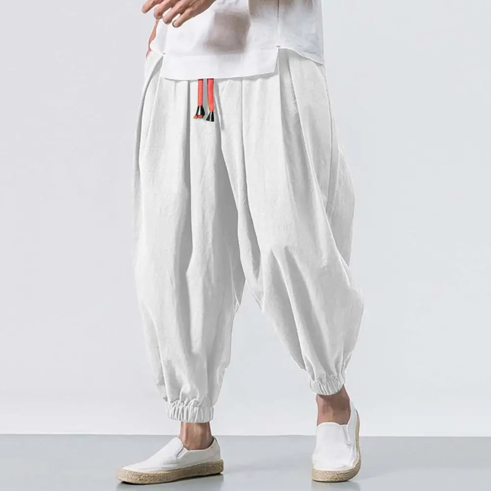 Men’s Baggy Casual Drawstring Harem Pants