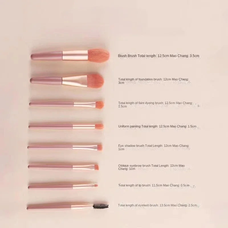 8pcs Professional Makeup Brush Set