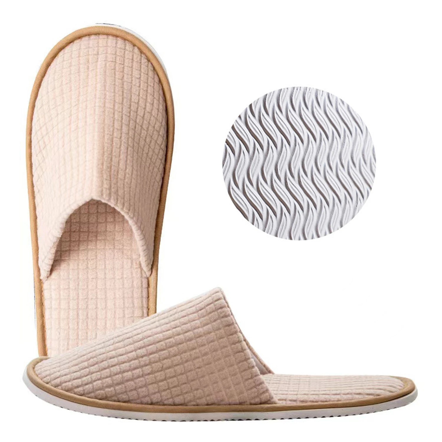 1 Pair Unisex Disposable Slippers