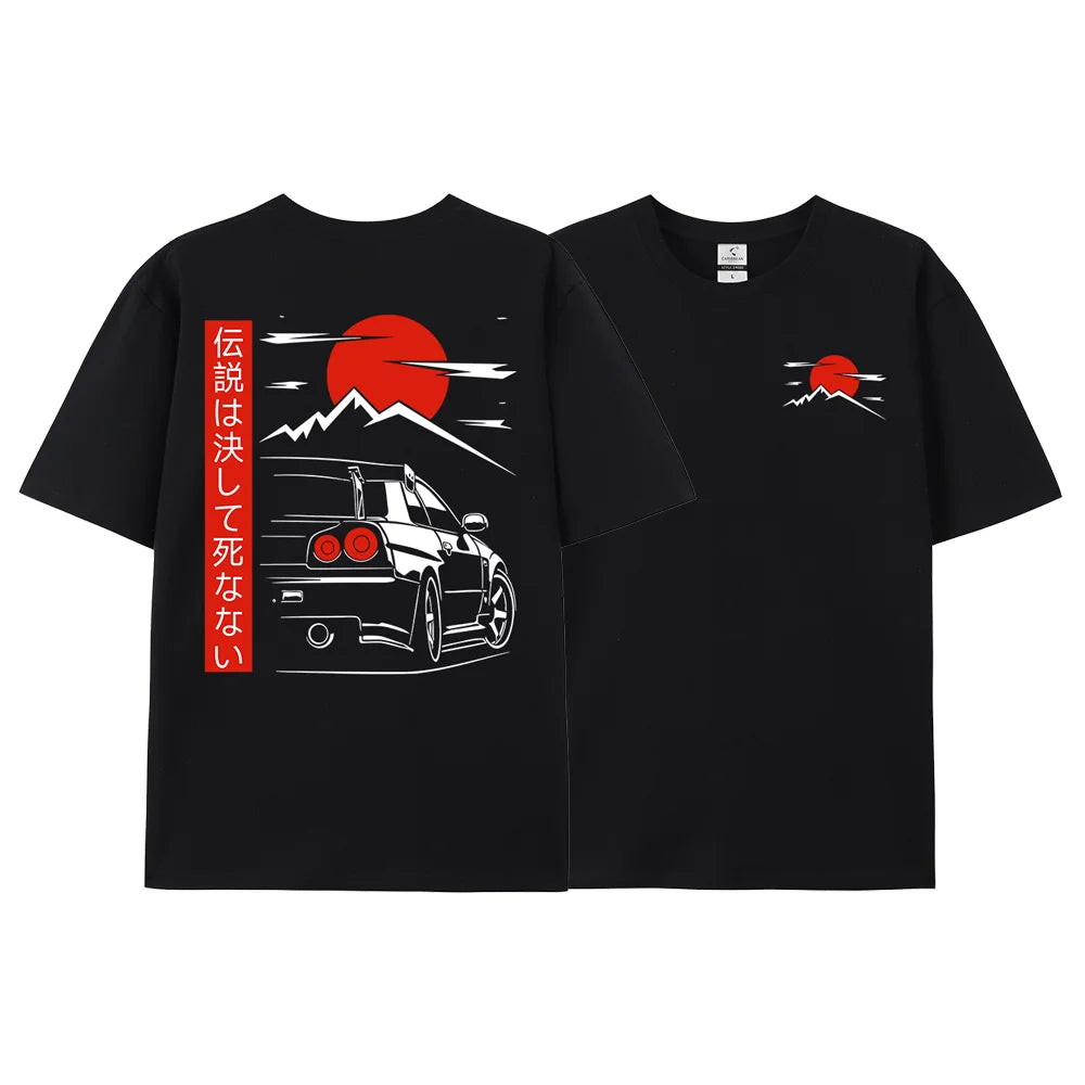 Japanese Style Car JDM Culture GTR Racing T-Shirt
