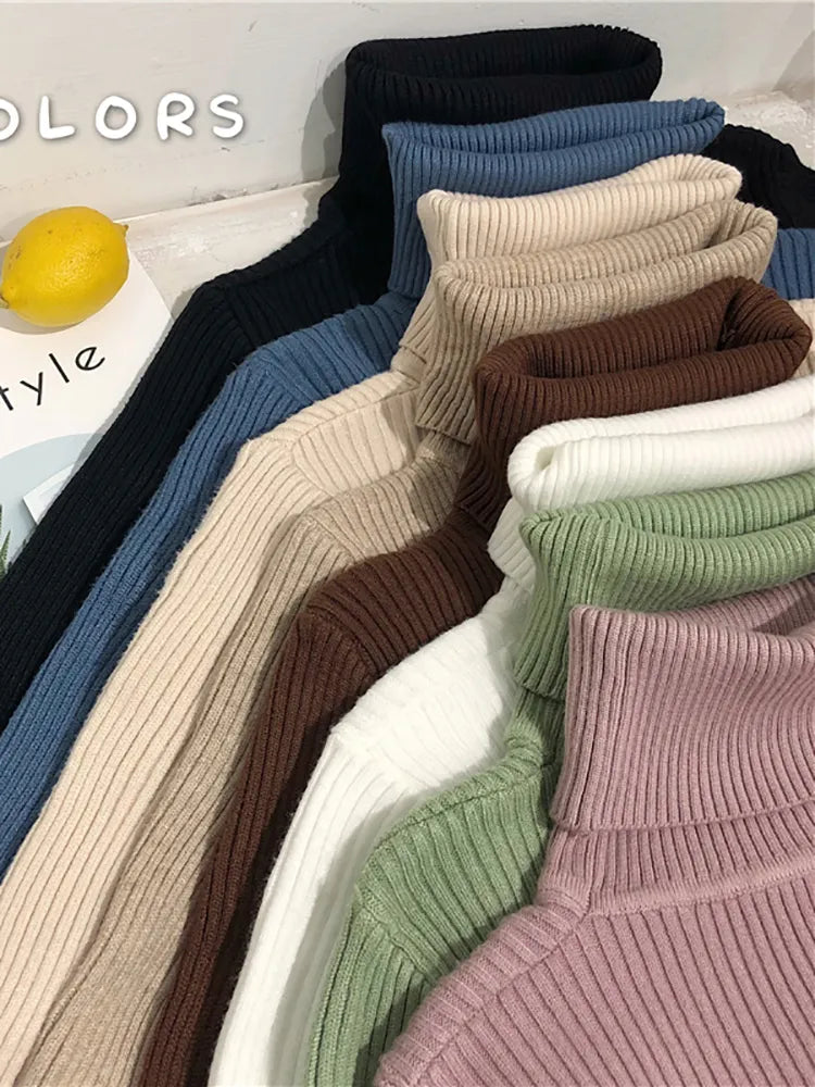 Turtleneck Sweater Women&