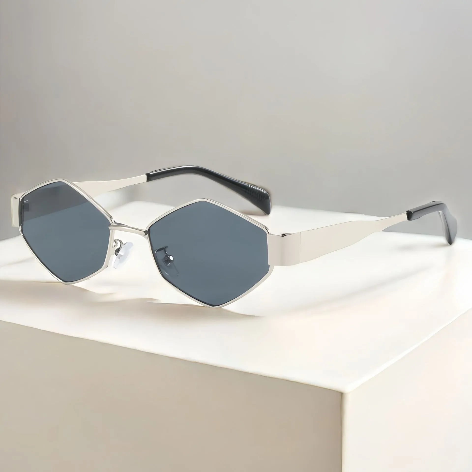 Fashion Hexagon Sunglasses – Luxury Polygon Design
