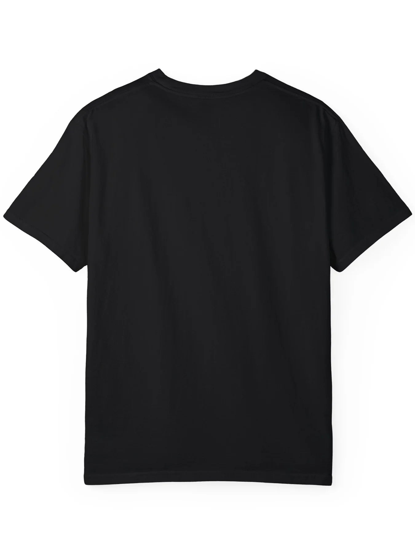 Men’s Black Cotton T-Shirt with Red Biohazard Symbol