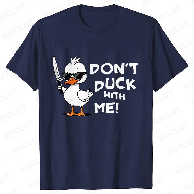 Duck With Knife Graphic T-Shirt | Men&