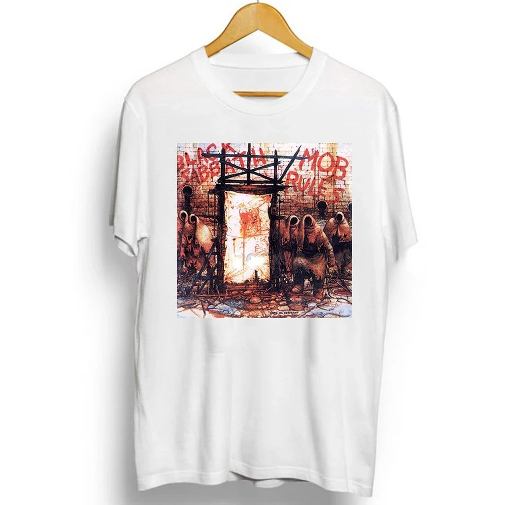 Black Metal Rock Band Graphic T-Shirt