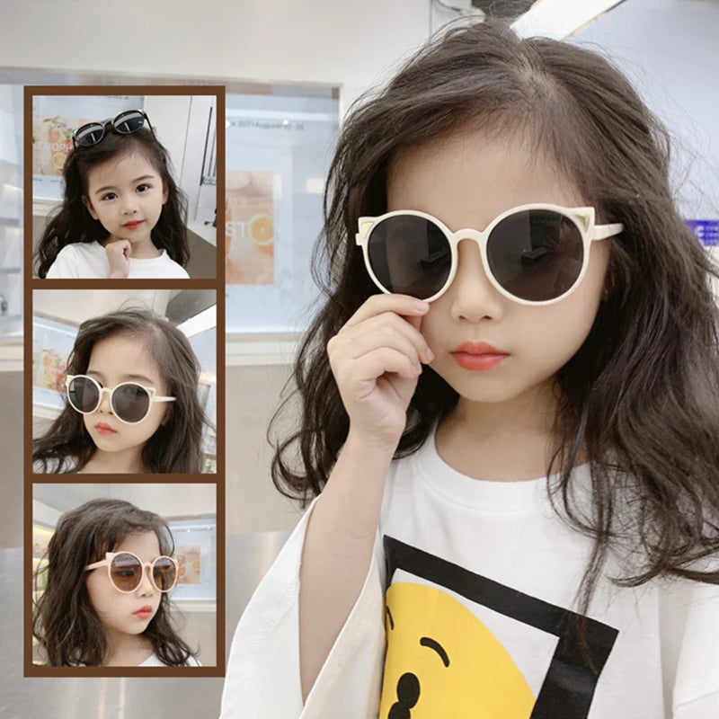 Cute Animal Cartoon Ears Sunglasses for Kids