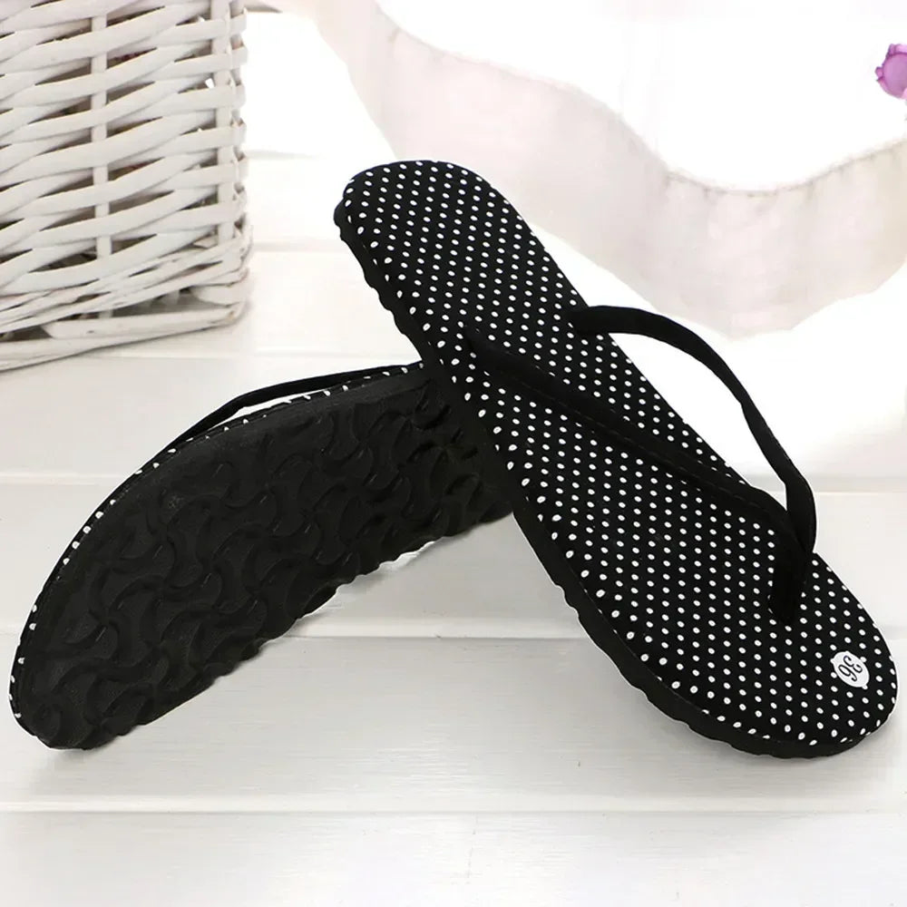 Summer Leopard Rubber Flip-Flops