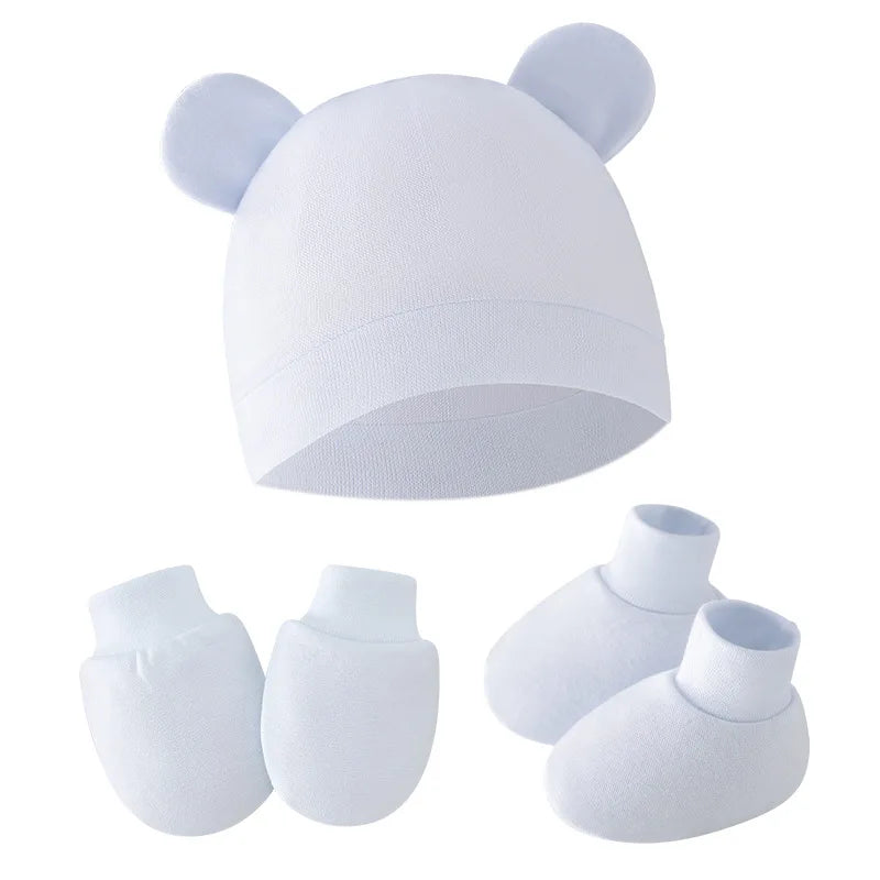 Newborn Baby Hat, Gloves & Socks Set
