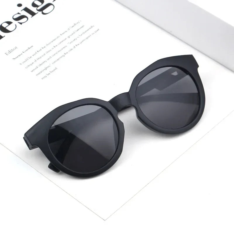 Kids Round Frame Sunglasses – Candy Color UV400 Outdoor Eyewear