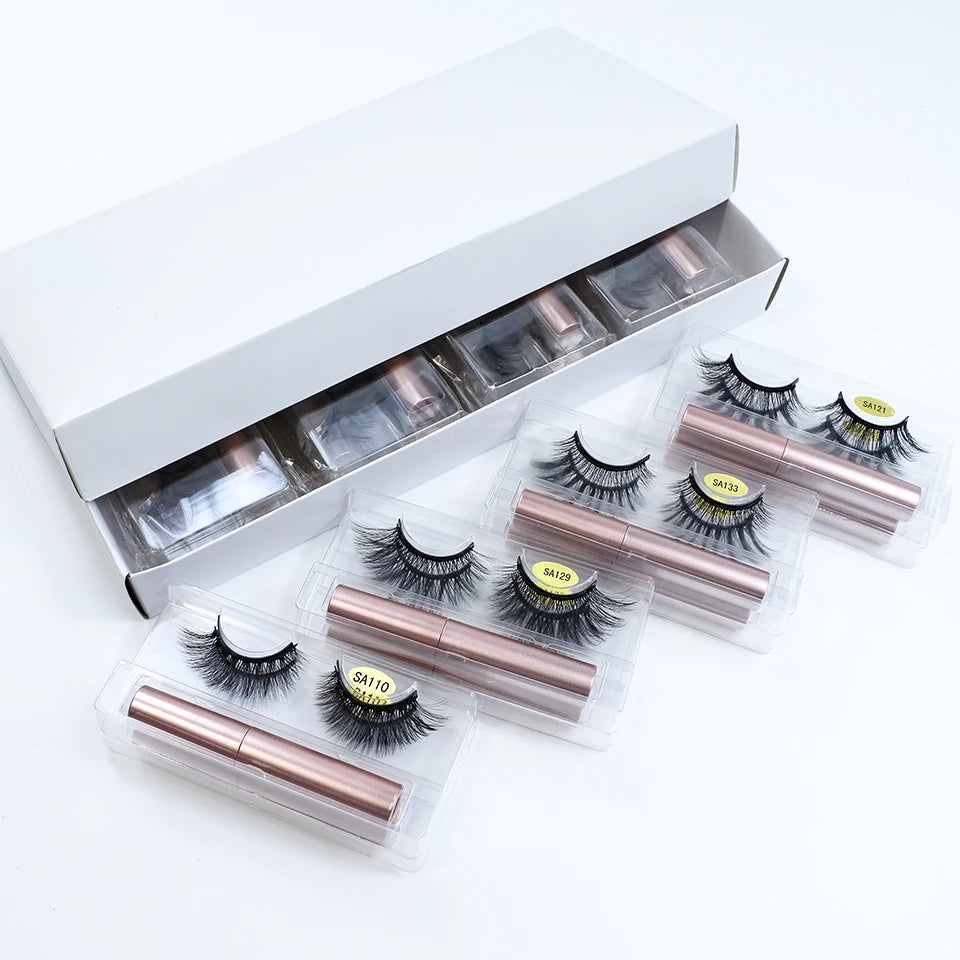 Magnetic Eyelashes with Magnetic Lashes Glue