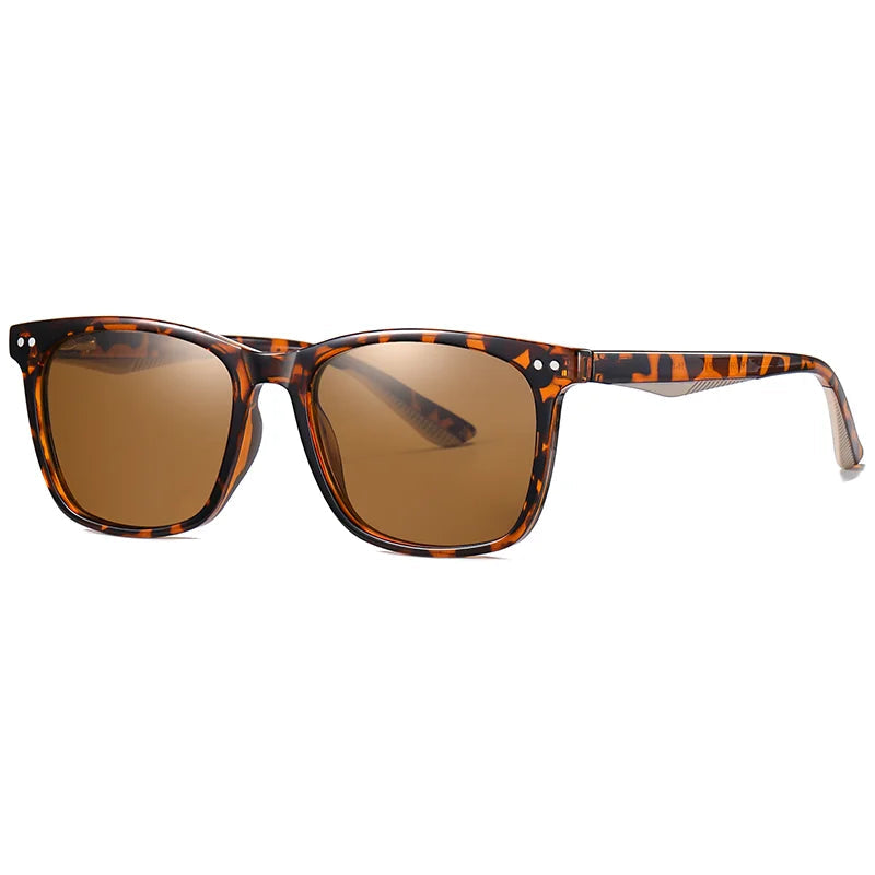 Women’s Retro Polarized Sunglasses – Unisex Korean Square UV400 Shades