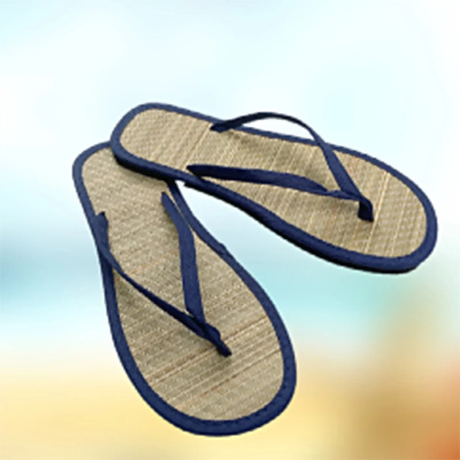 Bamboo Rattan Flip-Flops – Women’s Summer Slippers