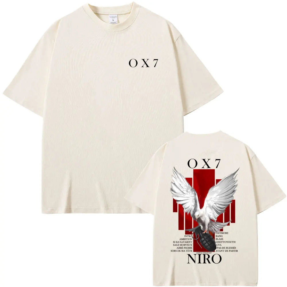 Rapper Niro OX7 Album Graphic T-Shirt | Vintage Hip Hop Streetwear Tee