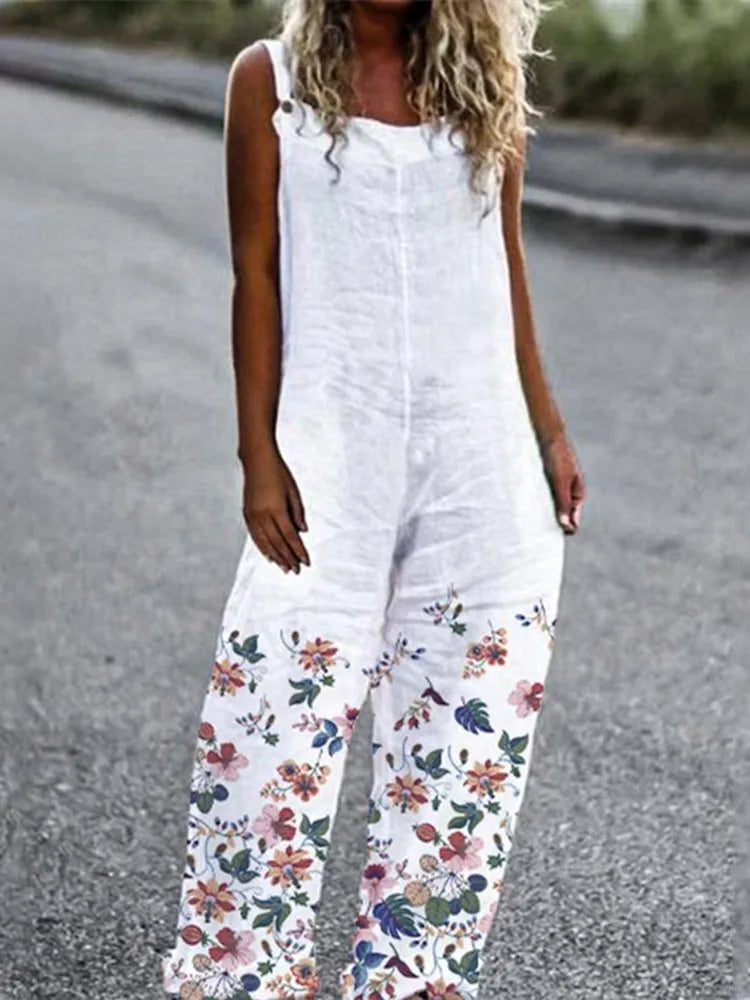 Elegant Vintage Floral Print Women&