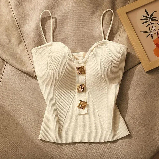 Summer Cross-Knit Suspender Women&