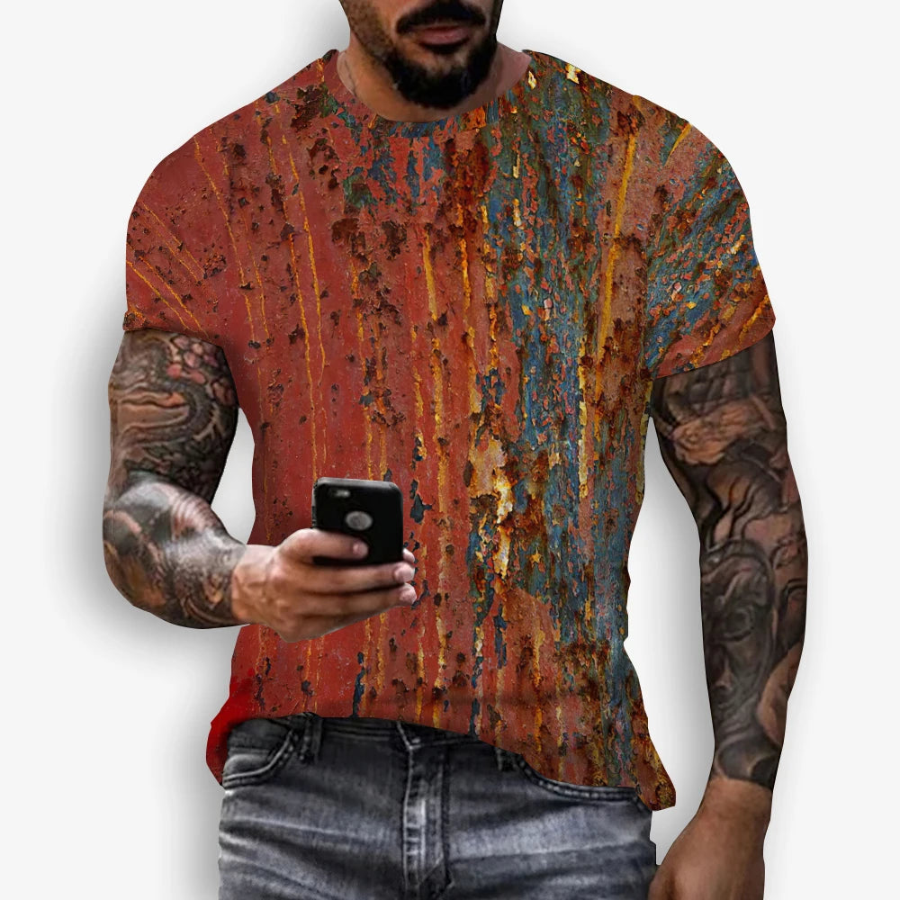 Unisex Graffiti 3D Print T-Shirt