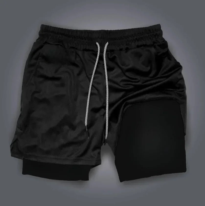 Dragon Ball Anime GOKU Double-Layer Shorts | Sporty Summer Men’s Breathable Pants