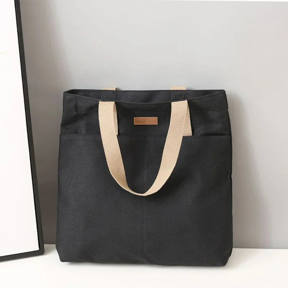 Canvas Large Capacity Commuter Tote