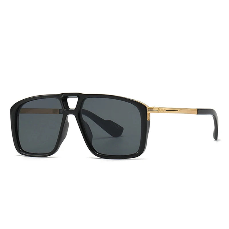 Retro Double Bridge Pilot Sunglasses