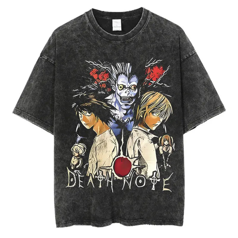 Death Note Harajuku Vintage Oversized T-Shirt