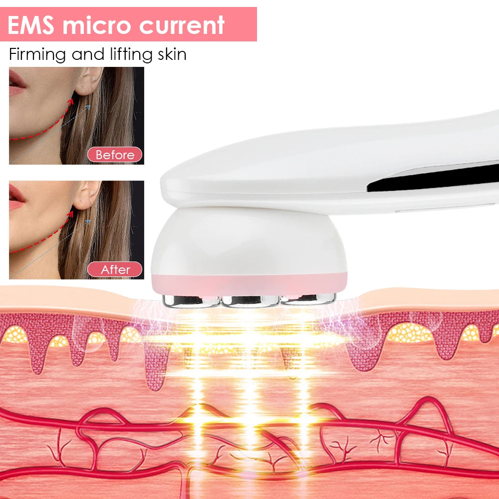5-Color RF LED Facial Device – Wrinkle Removal & Skin Lifting