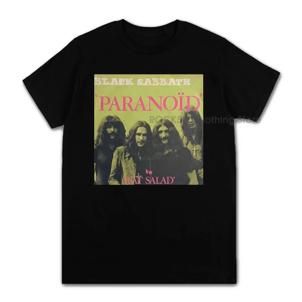 Black Metal Rock Band Graphic T-Shirt