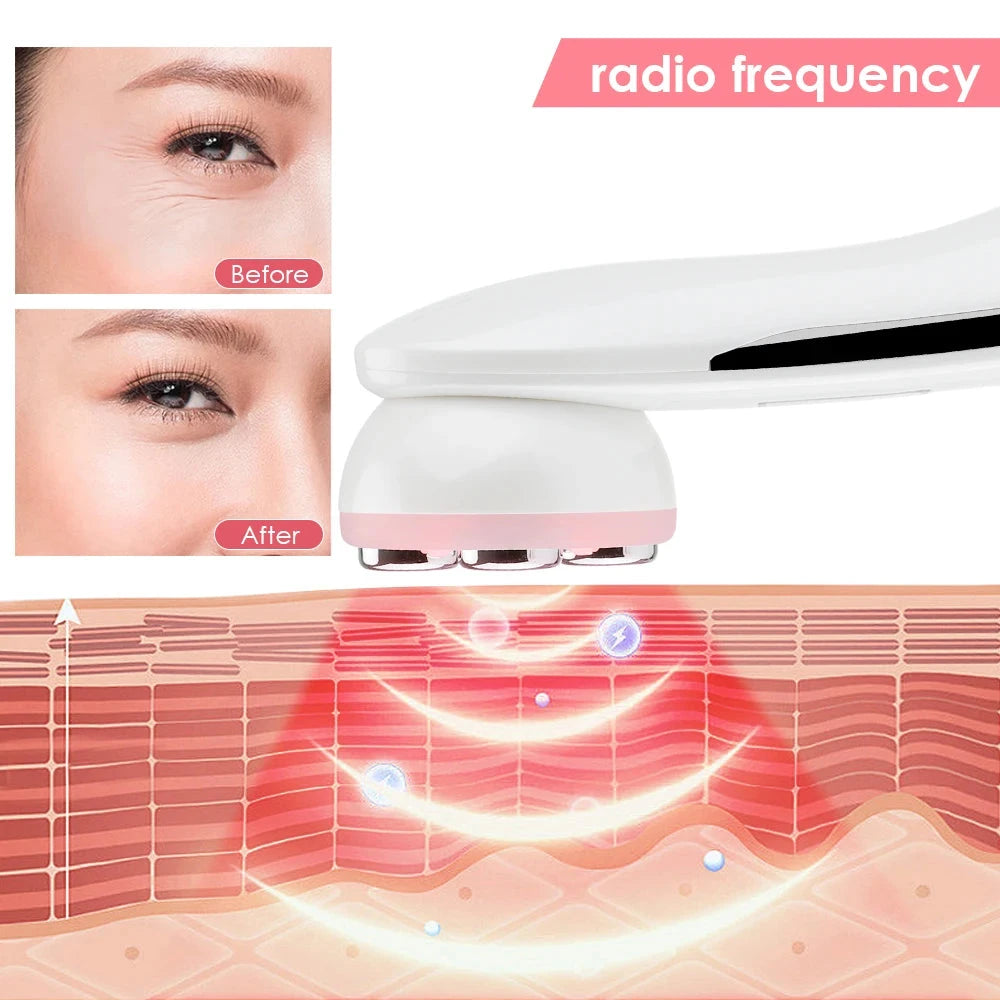 5-Color RF LED Facial Device – Wrinkle Removal & Skin Lifting