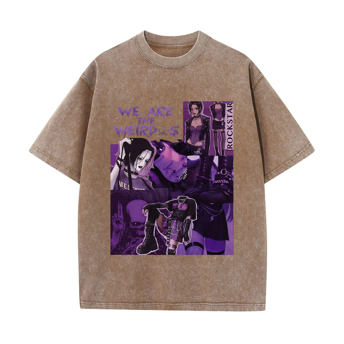 Japanese Anime Nana Osaki Vintage Washed Graphic T-Shirt