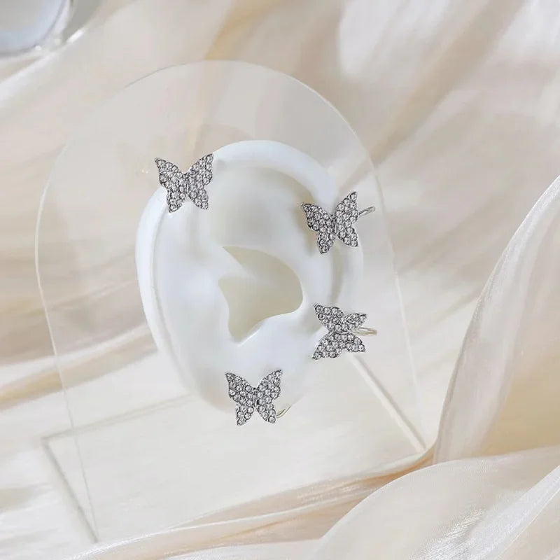 Butterfly Zircon Ear Cuff Clip – No Piercing Needed