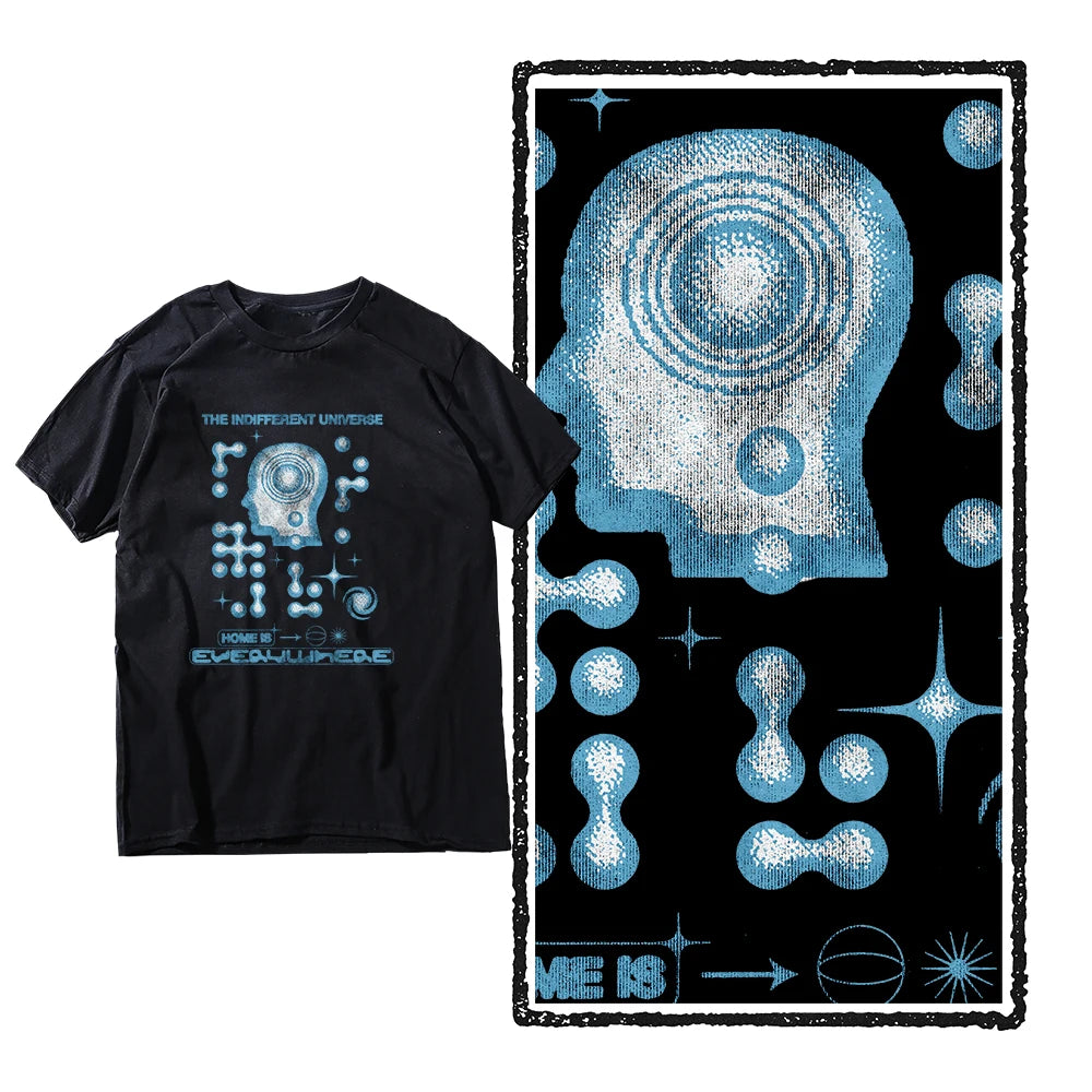 Coolmind Graphic T-Shirt | Big Size Cotton Unisex Tee